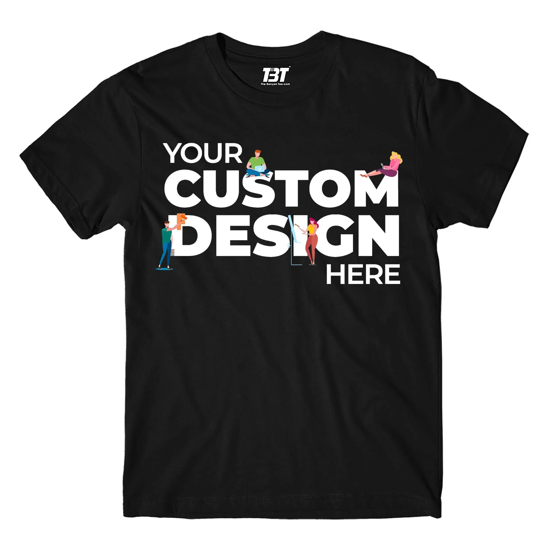 black t shirt